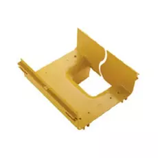Отвод Lanmaster LAN-OT240-VT120 вертикальный с лотка 240 мм на лоток 120 мм, желтый