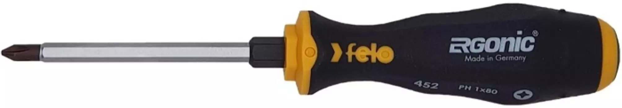 Отвертка Felo 45210240 Ergonic крестовая ударная PH 1X80