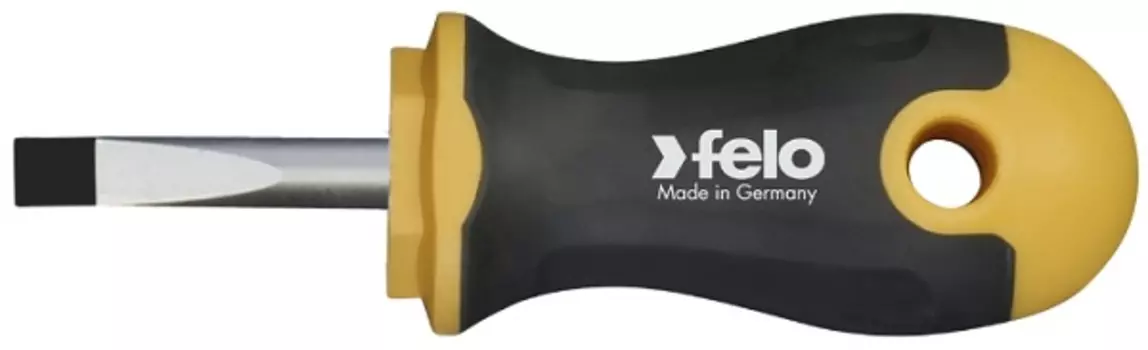 Отвертка Felo 46005510 плоская Ergonic Stubby SL5,5х1,0х25