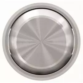 Панель лицевая ABB 2CLA860100A1401 для 1-клавишных выключателей/переключателей/кнопок, кольцо "хром"