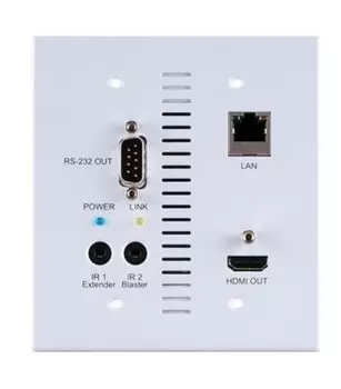 Панель-приемник настенная Cypress CH-507RXWPUS сигналов HDMI, Ethernet, ИК и RS-232 из витой пары