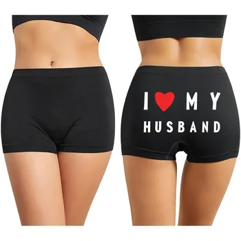 Женские трусики Varsbaby Boyshort, женское нижнее белье, трусы-боксеры с новаторским принтом букв S чёрный