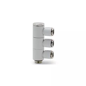 Фитинг-разветвитель трёхуровневый Camozzi 7612 03-8-1/4