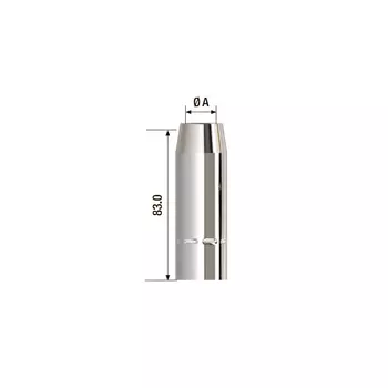 Газовое сопло Fubag D=16 мм FB 400 (5 шт.) [FB400.N.16.0]