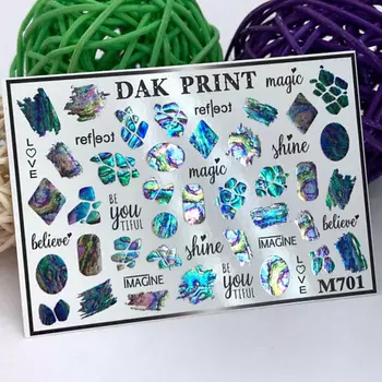 DAK PRINT Слайдер-дизайн для ногтей M701