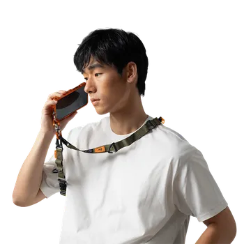 Ремень наплечный Tilta Fe Multi-Functional Shoulder Strap Коричневый/Лаймовый TF-MSS-BL
