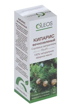 Масло Олеос Кипарис эфирное, 10 мл