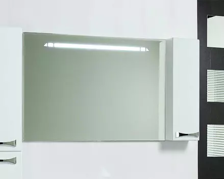 Зеркало-шкаф Aquaton Диор 120 белый