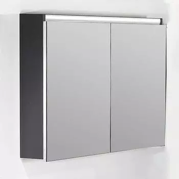 Зеркало-шкаф Armadi Art Valessi 100 антрацит матовый Soft touth