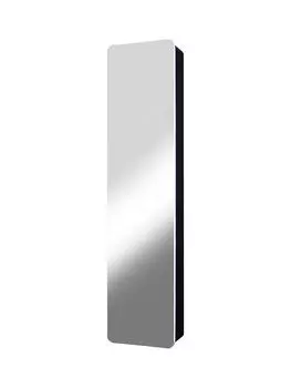 Зеркало-шкаф Art&Max Lecce AM-Lec-360-1560-1D-DS-F-Nero черный матовый