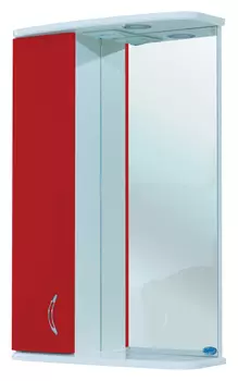 Зеркало-шкаф Bellezza Астра 50 L бордо