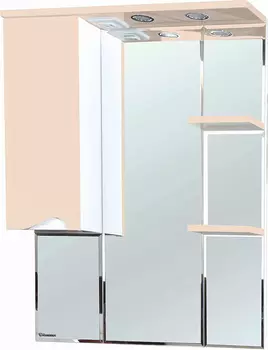 Зеркало-шкаф Bellezza Эйфория 80 L бежевый