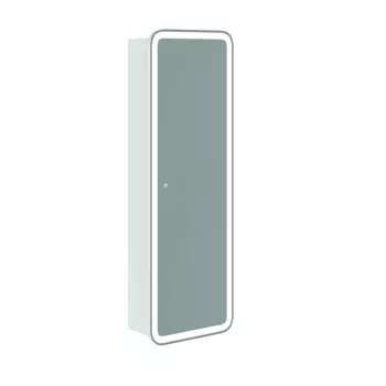 Зеркало-шкаф Corozo Кадиллак 45 с LED-подсветкой, белый