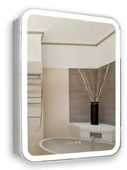 Зеркало-шкаф Creto Attento 60 с LED-подсветкой