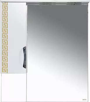 Зеркало-шкаф Misty Престиж 80 L золотая патина