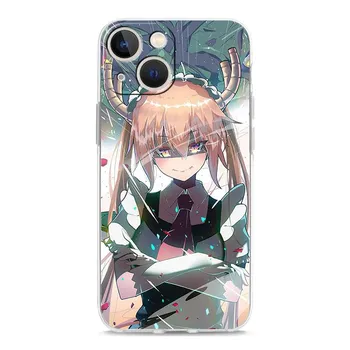 Dragon Maid Anime для iPhone 14 13 11 12 Pro Max X XR XS чехол для iPhone 14 7 8 Plus SE прозрачный мягкий силиконовый чехол Fundas iPhone XS Max
