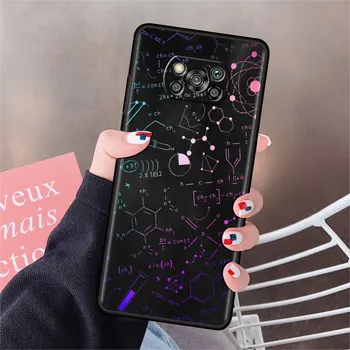 Case For Xiaomi Mi Poco X3 NFC X4 Pro F3 F4 GT M4 M3 F1 C40 11 Lite 11T Silicone Funda Phone Cover Love Chemistry Mathematics Poco C40
