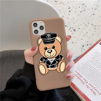 Чехол с милым итальянским медведем для Xiaomi Redmi Note 9 8 10 Pro 9s S 8T 7 5 6 9C Mi Poco X3 NFC F3 9T Pro 11 10 9 SE A3 10T Lite, чехол из ТПУ Poco X3 (NFC)