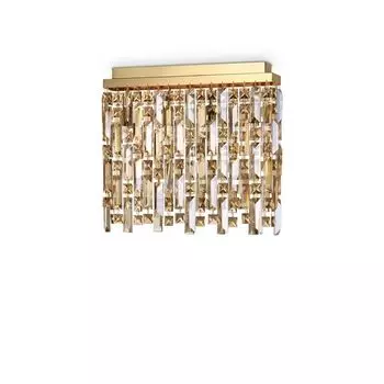 Потолочная люстра хрустальная PL4 Ideal Lux Elisir OTTONE