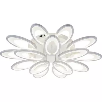 Потолочная люстра (+ночной режим) с пультом Escada Ecla 10229/SG LED*190W White