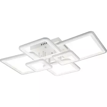 Потолочная люстра (+ночной режим) с пультом Escada Plain 10286/6 LED*154W White