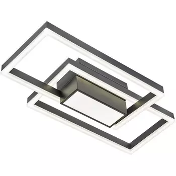 Потолочная люстра (+ночной режим) с пультом Escada Twins 10242/3LED 90W Black