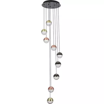 Потолочная LED люстра каскадная Favourite Luna 4371-9P