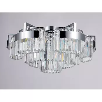 Потолочная люстра хрустальная 4356+3/PL Newport 4350 chrome