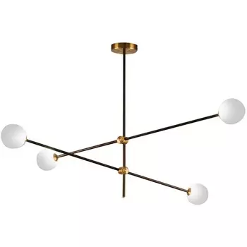 Потолочная люстра Delight Collection Bistro Globe 9389P/4 black/gold DeLight Collection