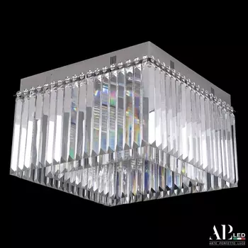 Потолочная люстра хрустальная APL LED Sicilia SH10.42.A.Ni.E14.PK
