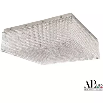 Потолочная люстра хрустальная APL LED Sicilia SH99.90.A.Ni.E14.PK