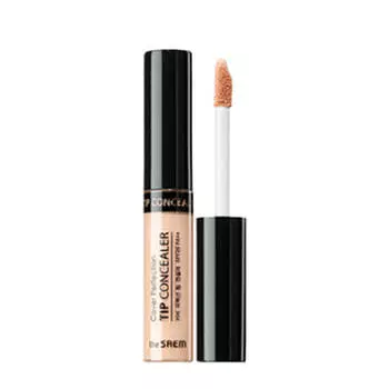 Консилер для лица The Saem Cover Perfection Tip Concealer #1.25 Light Beige | Светло-бежевый