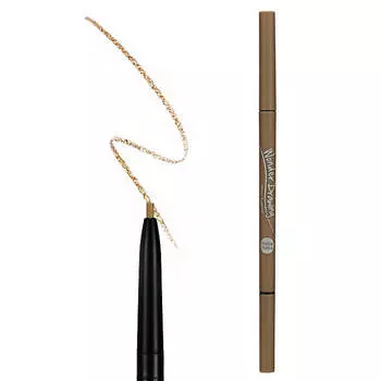 Карандаш для бровей Holika Holika Wonder Drawing Skinny Eyebrow #3 Light Brown | Светло-коричневый