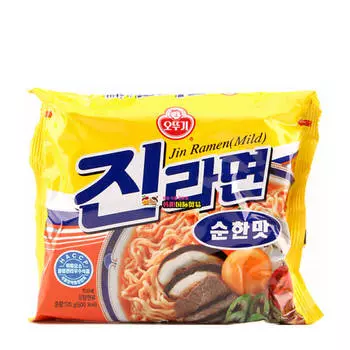 Лапша быстрого приготовления Ottogi Jin Ramen Mild (120 г)