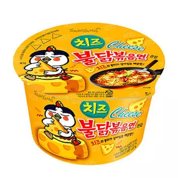 Лапша быстрого приготовления Samyang Hot Chicken Flavor Ramen Cheese (105 г)