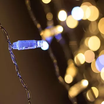 2*1,5м. Уличная гирлянда занавес Ardecoled 230V ARD-Curtain-Classic-2000X1500-Clear-360Led-Blink Warm-White (24853)