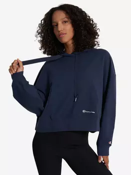 Худи женское Champion Glossy Logo, Голубой