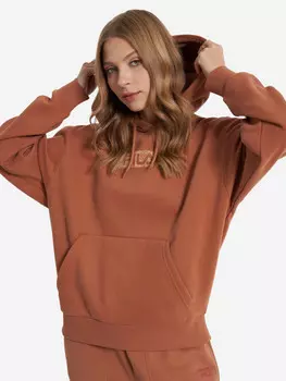 Худи женское оверсайз FILA, Коричневый