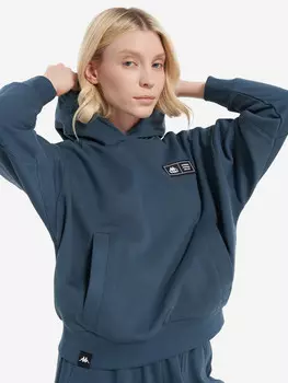 Худи женское оверсайз Kappa, Синий