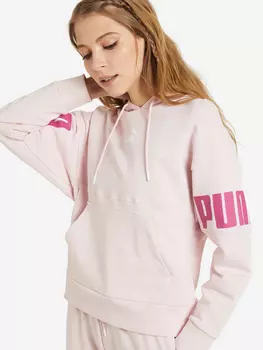 Худи женская PUMA Power Colorblock, Розовый