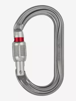 Карабин альпинистский Petzl OK SL, серый, Серый