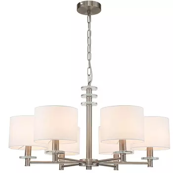 Подвесная люстра E14*60W Satin nickel Escada Novella 641/6PL