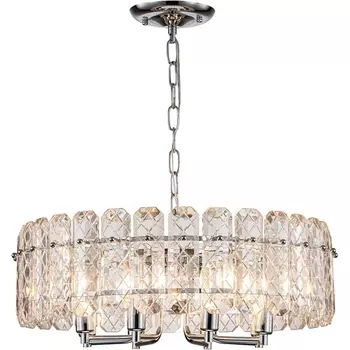 Подвесная люстра хрусталь Escada Nerissa 2115/8S E14*40W Chrome