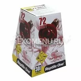 Reptile One Halogen Heat Lamp Infrared 72W - Галогенная лампа с инфракрасным излучением для террариумов, Е27, 72 Вт
