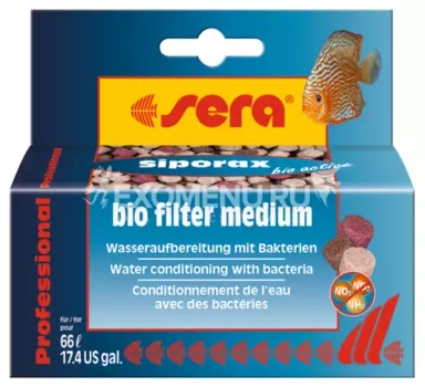 Sera Биологический наполнитель SIPORAX BIO ACTIVE Professional 35 г