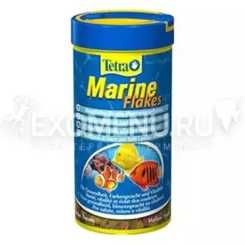 Основной корм для мелких и крупных морских рыб Tetra Marin Flocken 250 ml 750852