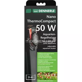 Nano Thermo Compact 50W - Нагреватель для пресноводных и морских нано-аквариумов 30-60 л, 50 Вт