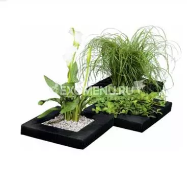 Плавающая корзина для растений Floating Plant Basket Island 35x35 cm