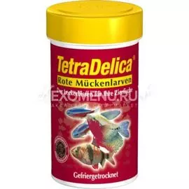 Подкормка (суш. мотыль) Tetra Delica Bloodworm 100 мл
