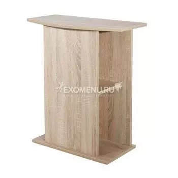 Подставка AquaPlus Ф50 дуб сонома (505*305*720) фигурная, без дверки, в коробке, подходит для модели аквариума STD Ф50